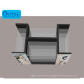 Modern Retail Store Skincare Cosmetic Floor Display Cosmetics Stand Furniture Shelf Display Cabinet Cosmetic Display Table